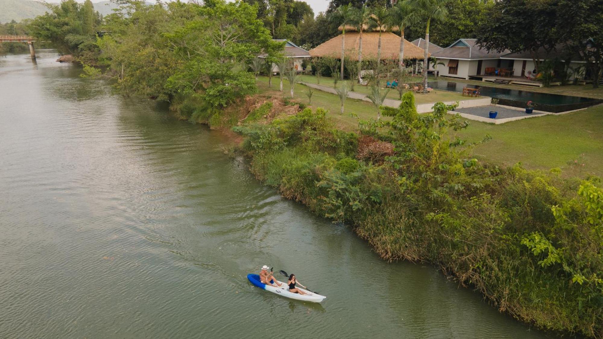 Khla Lodge Kampot Exteriör bild